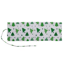 Christmas-trees Roll Up Canvas Pencil Holder (m) by nateshop