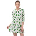 Christmas-trees Mini Skater Shirt Dress View1