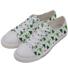 Christmas-trees Women s Low Top Canvas Sneakers by nateshop