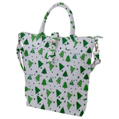 Christmas-trees Buckle Top Tote Bag by nateshop