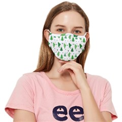 Christmas-trees Fitted Cloth Face Mask (adult)