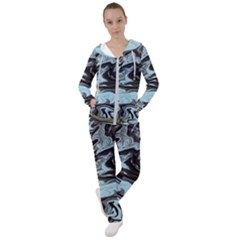 Abstract Painting Black Women s Tracksuit