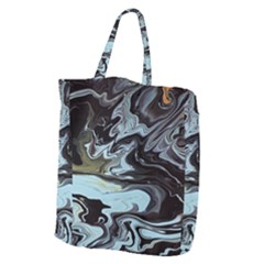 Abstract Painting Black Giant Grocery Tote by nateshop