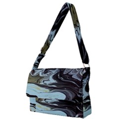 Abstract Painting Black Full Print Messenger Bag (s) by nateshop