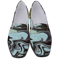 Abstract Painting Black Women s Classic Loafer Heels by nateshop