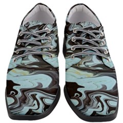 Abstract Painting Black Women Heeled Oxford Shoes by nateshop