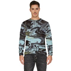 Abstract Painting Black Men s Fleece Sweatshirt