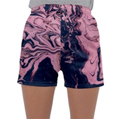 Abstract Painting Pink Sleepwear Shorts by nateshop