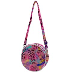 Illustration Crossbody Circle Bag by nateshop