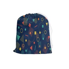 Geometris Drawstring Pouch (large) by nateshop