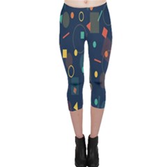 Geometris Capri Leggings  by nateshop