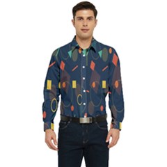 Geometris Men s Long Sleeve  Shirt