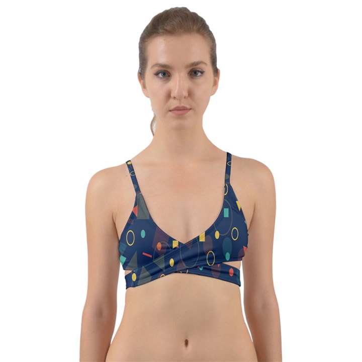 Geometris Wrap Around Bikini Top