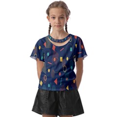 Geometris Kids  Front Cut Tee by nateshop