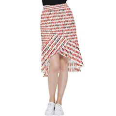 Apple Frill Hi Low Chiffon Skirt by nateshop