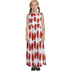 Beetle Kids  Satin Sleeveless Maxi Dress by nateshop