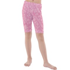 Pink Kids  Mid Length Swim Shorts by nateshop