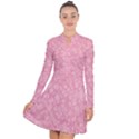 Pink Long Sleeve Panel Dress View1