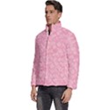 Pink Men s Puffer Bubble Jacket Coat View2