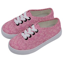 Pink Kids  Classic Low Top Sneakers by nateshop