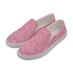 Pink Women s Canvas Slip Ons by nateshop