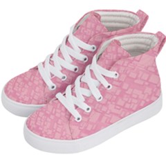 Pink Kids  Hi-top Skate Sneakers