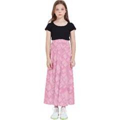 Pink Kids  Flared Maxi Skirt