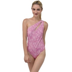 Pink To One Side Swimsuit by nateshop