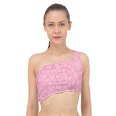 Pink Spliced Up Bikini Top 