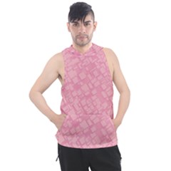 Pink Men s Sleeveless Hoodie