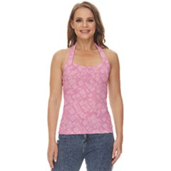 Pink Basic Halter Top