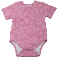 Pink Baby Short Sleeve Onesie Bodysuit by nateshop