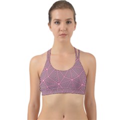 Triangle Back Web Sports Bra by nateshop