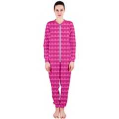 Abstract-pink Love Onepiece Jumpsuit (ladies) by nateshop