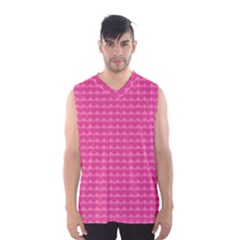 Abstract-pink Love Men s Basketball Tank Top by nateshop