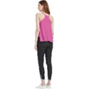 Abstract-pink Love Flowy Camisole Tank Top View2