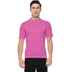 Abstract-pink Love Men s Short Sleeve Rash Guard by nateshop