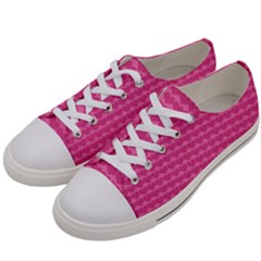 Abstract-pink Love Men s Low Top Canvas Sneakers by nateshop