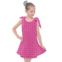 Abstract-pink Love Kids  Tie Up Tunic Dress View1