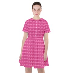 Abstract-pink Love Sailor Dress by nateshop