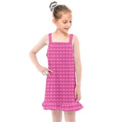 Abstract-pink Love Kids  Overall Dress by nateshop