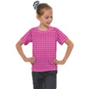 Abstract-pink Love Kids  Mesh Piece Tee View1