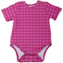 Abstract-pink Love Baby Short Sleeve Onesie Bodysuit View1