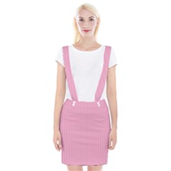 Background Pink Modern Braces Suspender Skirt by nateshop