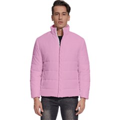 Background Pink Modern Men s Puffer Bubble Jacket Coat