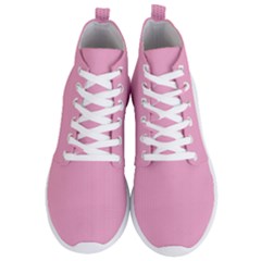 Background Pink Modern Men s Lightweight High Top Sneakers by nateshop