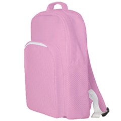 Background Pink Modern Double Compartment Backpack