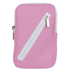 Background Pink Modern Belt Pouch Bag (large) by nateshop