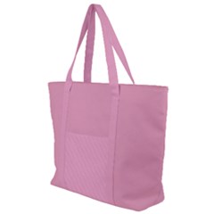 Background Pink Modern Zip Up Canvas Bag