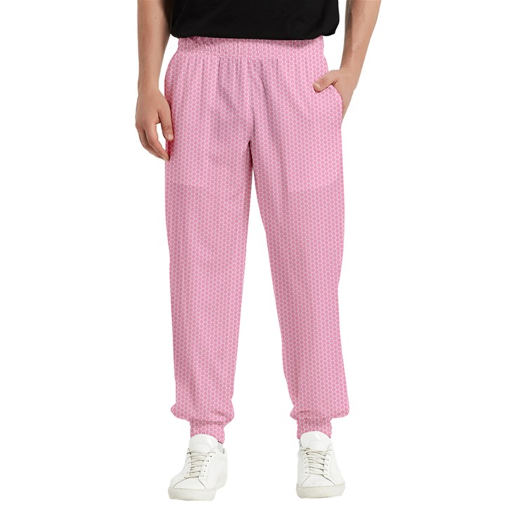 Background Pink Modern Men s Elastic Waist Pants